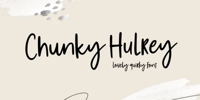 Chunky Hulrey Font