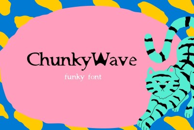 Chunky Wave Font