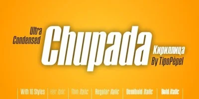 Chupada Font