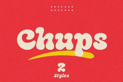 Chups - Groovy Retro Font