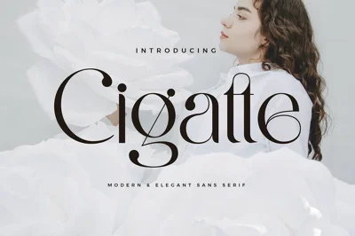 Cigatte - Modern Sans Font