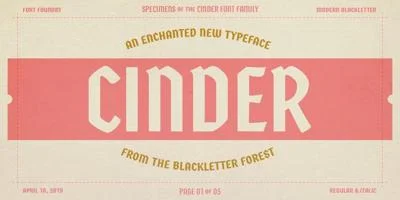 Cinder Font