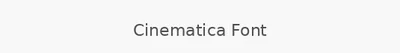 Cinematica Font