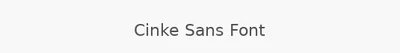 Cinke Sans Font