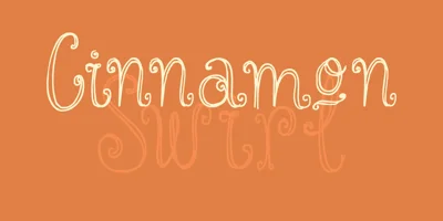 Cinnamon Swirl Font