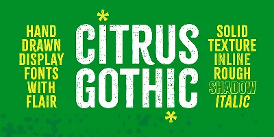 Citrus Gothic Font