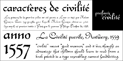 Civilite Font
