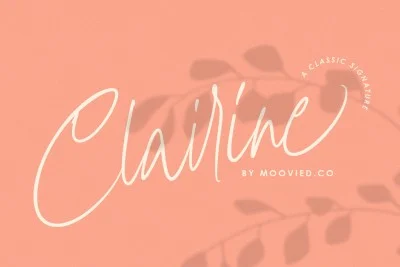 Clairine Signature Font