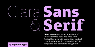 Clara Sans Font