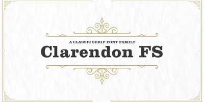 Clarendon FS Font