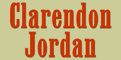 Clarendon Jordan Font