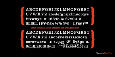 ClarendoNeo Font