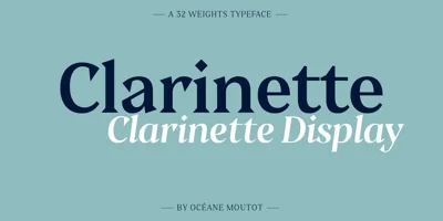 Clarinette Font