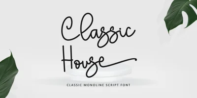 Classic House Font