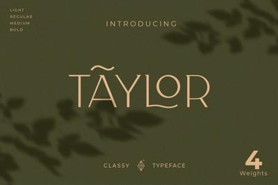 Classy Taylor Typeface Free Download