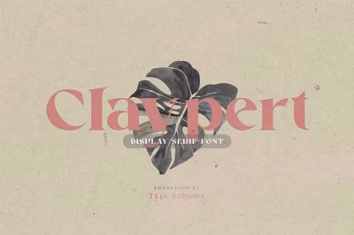 Claypert Display Logo Font Free Download