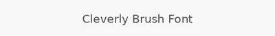 Cleverly Brush Font