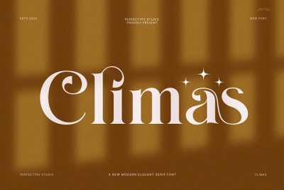 Climas Elegant Serif Font