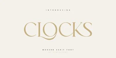 Clocks Font