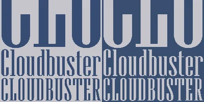 Cloudbuster Font