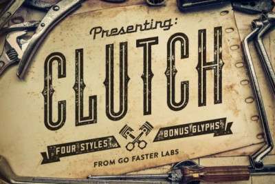 Clutch Font Family Bonus Icons Clutch Font Family Bonus Icons