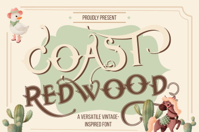 Coast Redwood Font