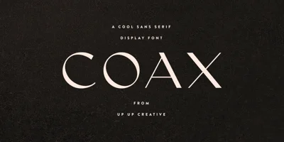 Coax Font