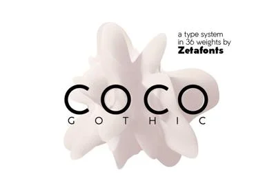 Coco Gothic - 36 fonts