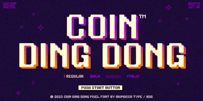 Coin Ding Dong Font