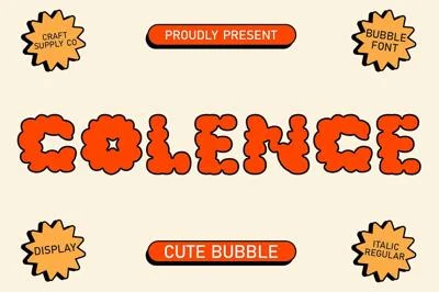 Colence – Cloudy Font