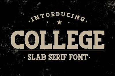 College Font