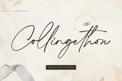 Collingethon Chic Handwritten Script