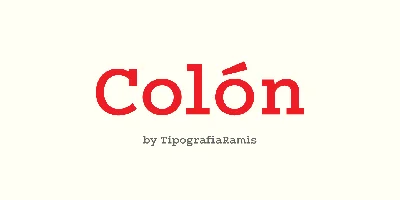 Colon Font