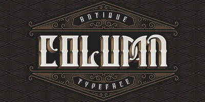 Column Typeface