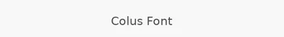 Colus Font