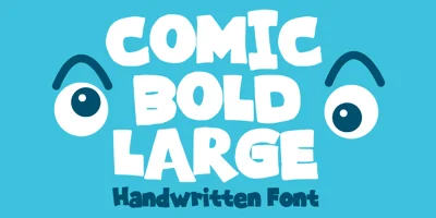 Comic Bold Large Font