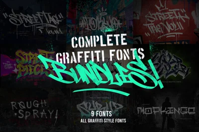 Complete Graffiti Font Bundles!