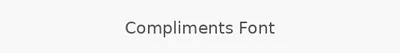 Compliments Font
