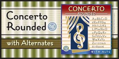 Concerto Rounded SG Font