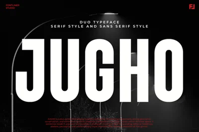 Condensed Serif Sans Duo Display Font Jugho
