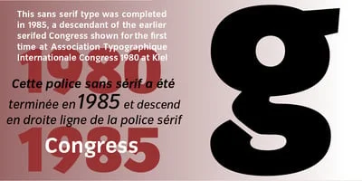 Congress Sans Font