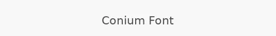 Conium Font