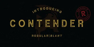 Contender Font