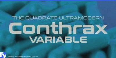 Conthrax Variable Font