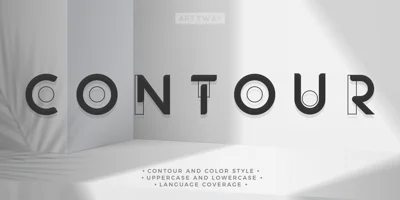 Contourism Font