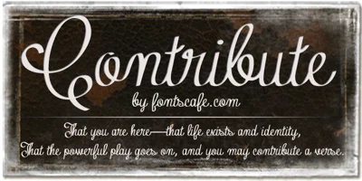 Contribute Font