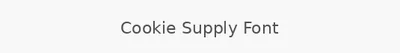Cookie Supply Font