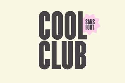 Cool Club | Tall Sans Font Free Download