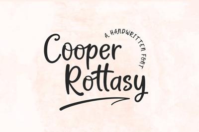 Cooper Rottasy | A Handwritten Font Free Download
