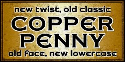 Copper Penny Font